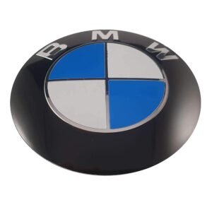 BMW Logo pour capot de voiture 82 mm Motif bleu/blanc