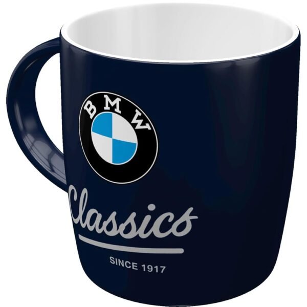 Nostalgic-Art Tasse à café, 330 ml, BMW – Classics – Idée de cadeau pour fans de BMW, mug en céramique, design vintage