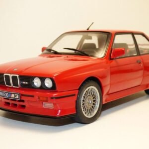 SOLIDO - Bmw - M3 E30-1990 Voiture Miniature de Collection, 1801502, Rouge