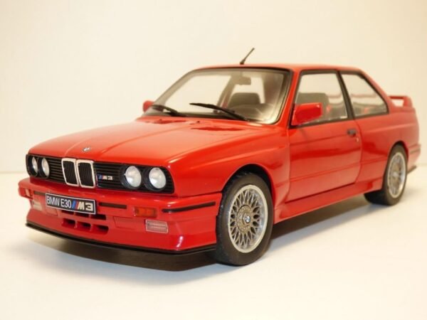 SOLIDO - Bmw - M3 E30-1990 Voiture Miniature de Collection, 1801502, Rouge